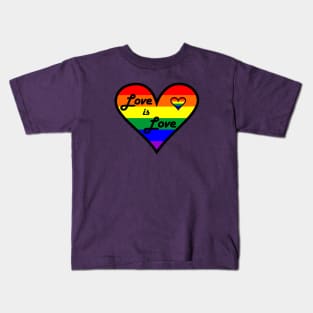 T-shirt Love is love Kids T-Shirt